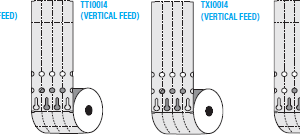 Vertical Feed Slip On Tags