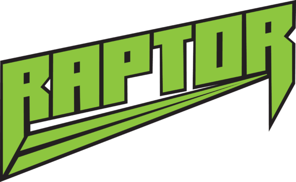 logo Raptor Cut Logo 376 on black 1